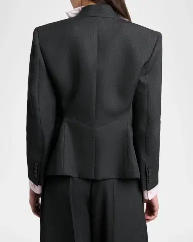 Givenchy Reverse Lapel Wool Jacket | Thumbnail 3 Givenchy Reverse Lapel Wool Jacket | Thumbnail 3