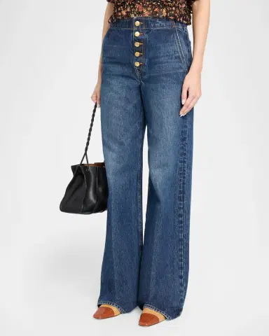 Ulla Johnson The Jasmine Low-Rise Jeans | Thumbnail 4 Ulla Johnson The Jasmine Low-Rise Jeans | Thumbnail 4