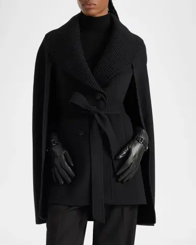 Mackage Susie-Z Double-Breasted Wool Cape | Thumbnail 4