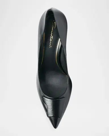 Santoni 85mm Leather Pumps | Thumbnail 4