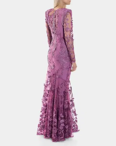 Zhivago Poetry Remains Embroidered Mermaid Gown | Thumbnail 3
