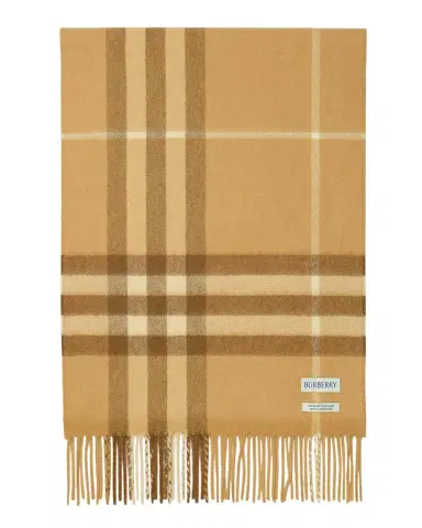 Burberry Men's Check Cashmere Scarf | Thumbnail 3