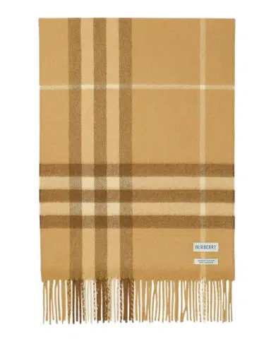 Burberry Men's Check Cashmere Scarf | Thumbnail 1