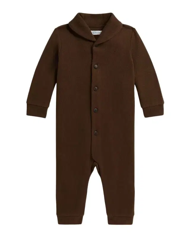 Ralph Lauren Baby's Flag Polo Bear Knit Set