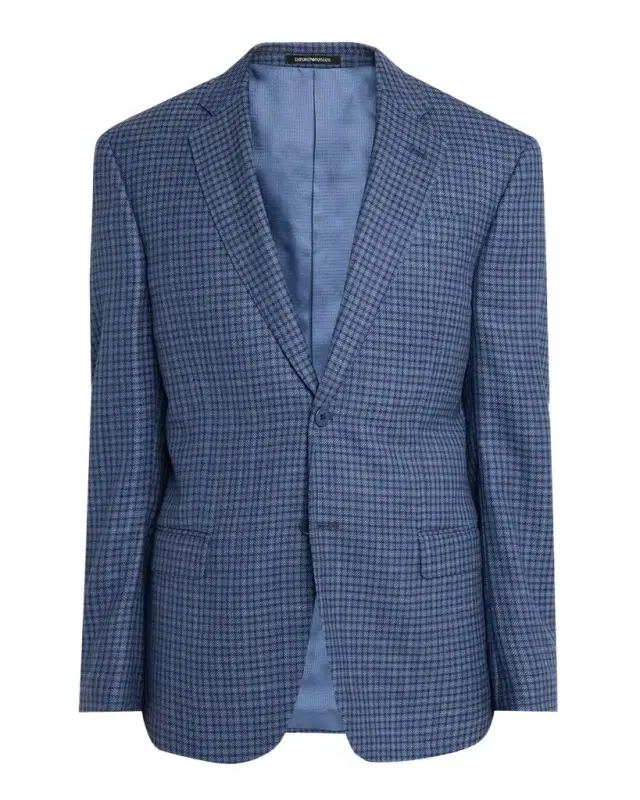 Emporio Armani Men's G Line Micro-Plaid Single-Breasted Sport Coat