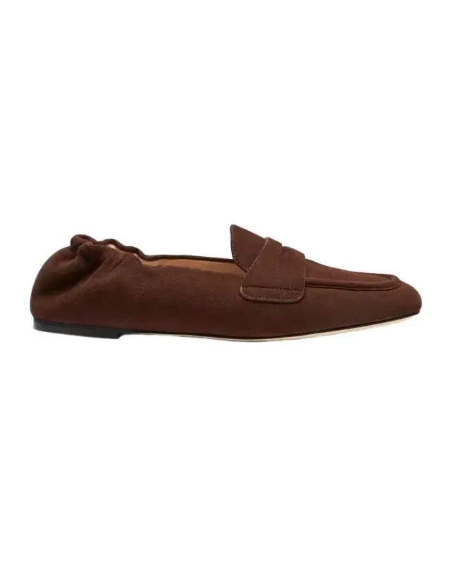 Bryant Elasticized-Back Suede Loafers