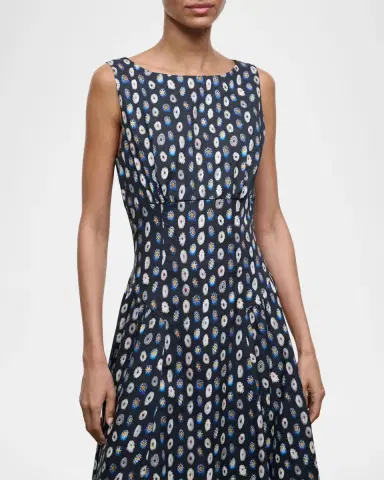 Staud Gwen Printed Midi Dress | Thumbnail 4
