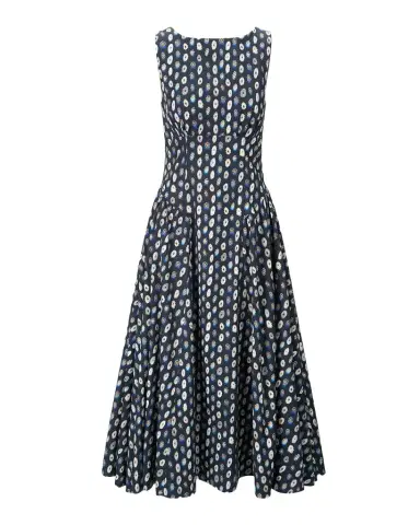 Staud Gwen Printed Midi Dress | Thumbnail 1