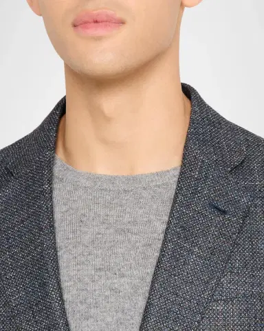Emporio Armani Men's Wool and Viscose Single-Breasted Sport Coat | Thumbnail 5