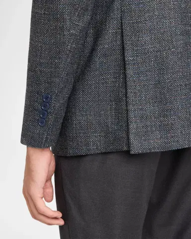 Emporio Armani Men's Wool and Viscose Single-Breasted Sport Coat | Thumbnail 8