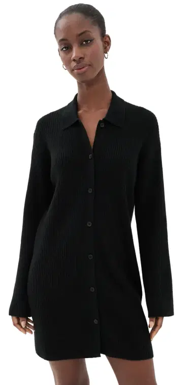 Le Kasha Godda Cashmere Dress Black One Size | Thumbnail 1