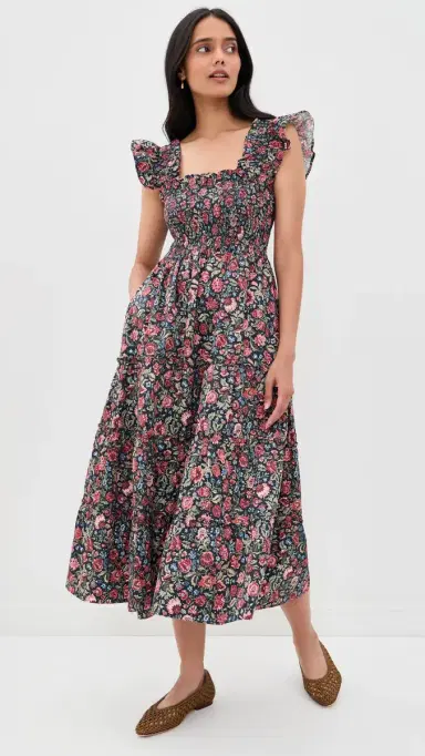 Hill House Home The Ellie Nap Dress Chilton Floral Block/ulti | Thumbnail 2