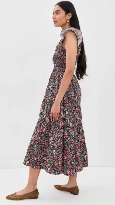 Hill House Home The Ellie Nap Dress Chilton Floral Block/ulti | Thumbnail 4