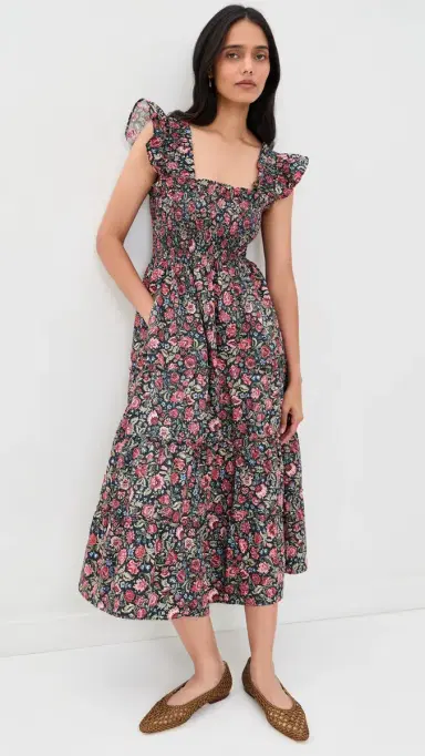 Hill House Home The Ellie Nap Dress Chilton Floral Block/ulti | Thumbnail 5