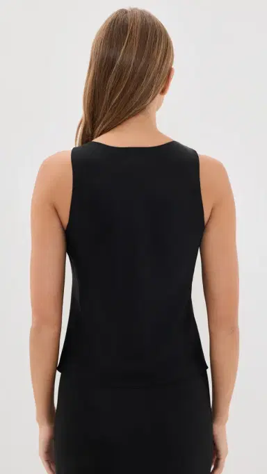 LESET Barb Bias Tank Top Black | Thumbnail 3 LESET Barb Bias Tank Top Black | Thumbnail 3
