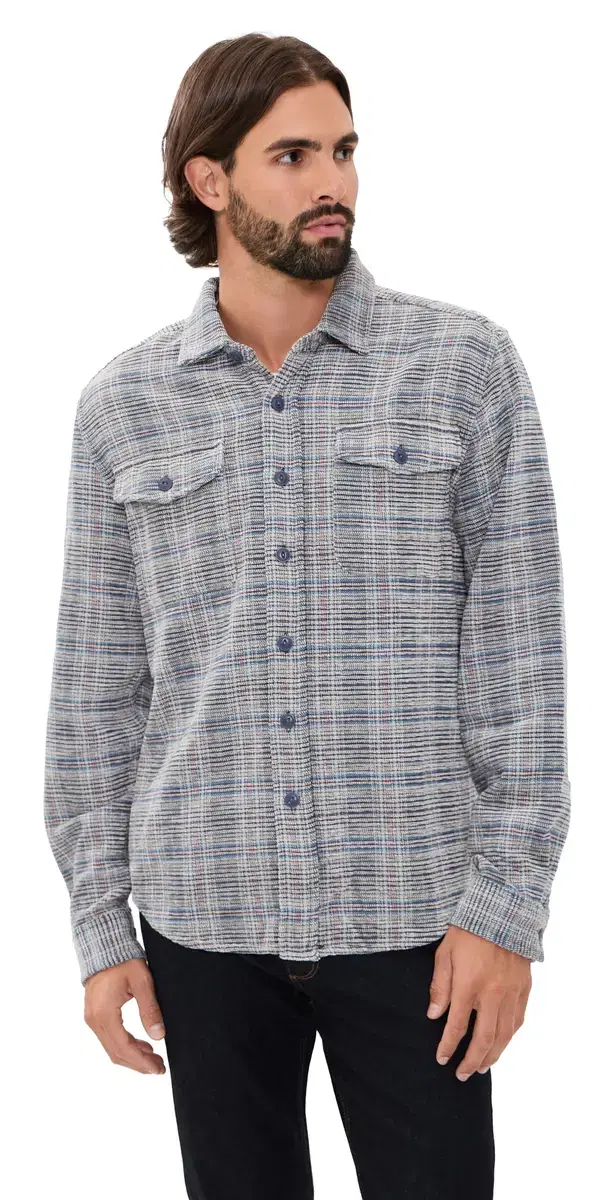 RAILS Warren Overshirt Oat eridian Chenille
