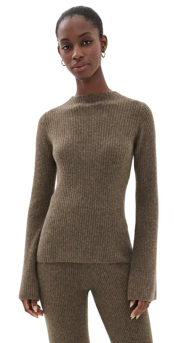 Le Kasha Utah Cashmere Sweater Olive