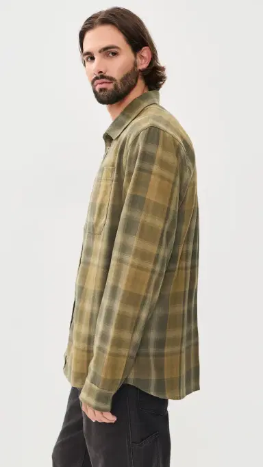 The North Face Mountain Falls Flannel Caraway eed Routesetter Plaid | Thumbnail 4