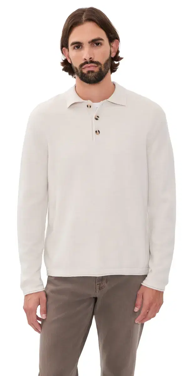 Joe's Jeans Merino Polo Sweater Ancient croll