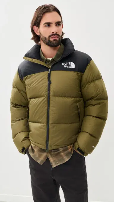 The North Face 1996 Retro Nuptse Jacket Caraway eed/TNF Black | Thumbnail 2
