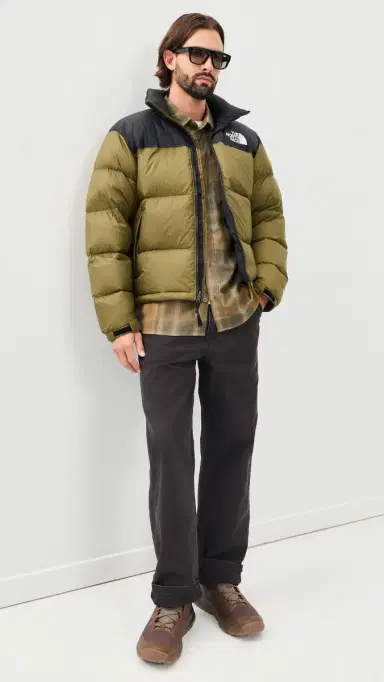 The North Face 1996 Retro Nuptse Jacket Caraway eed/TNF Black | Thumbnail 5