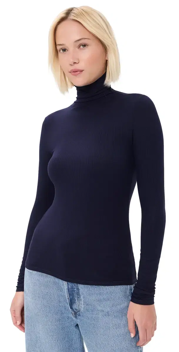 Joe's Jeans The Tony ong Sleeve Top Rich Navy