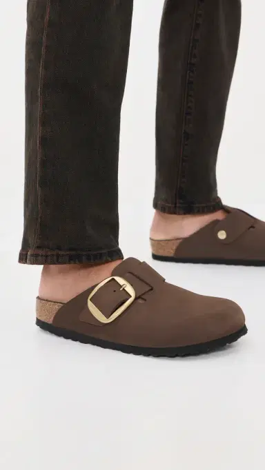 Birkenstock Boston Big Buckle Tonal Clogs Carafe | Thumbnail 3