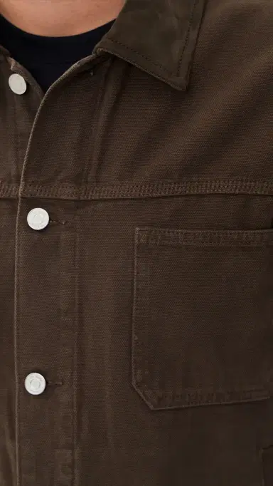 Frame Canvas Utility Jacket Vintage ocha | Thumbnail 6 Frame Canvas Utility Jacket Vintage ocha | Thumbnail 6
