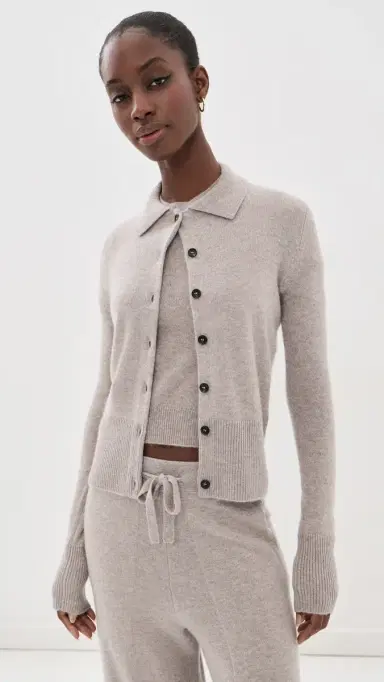 Le Kasha Cashmere Fraga Cardigan ight Brown | Thumbnail 2