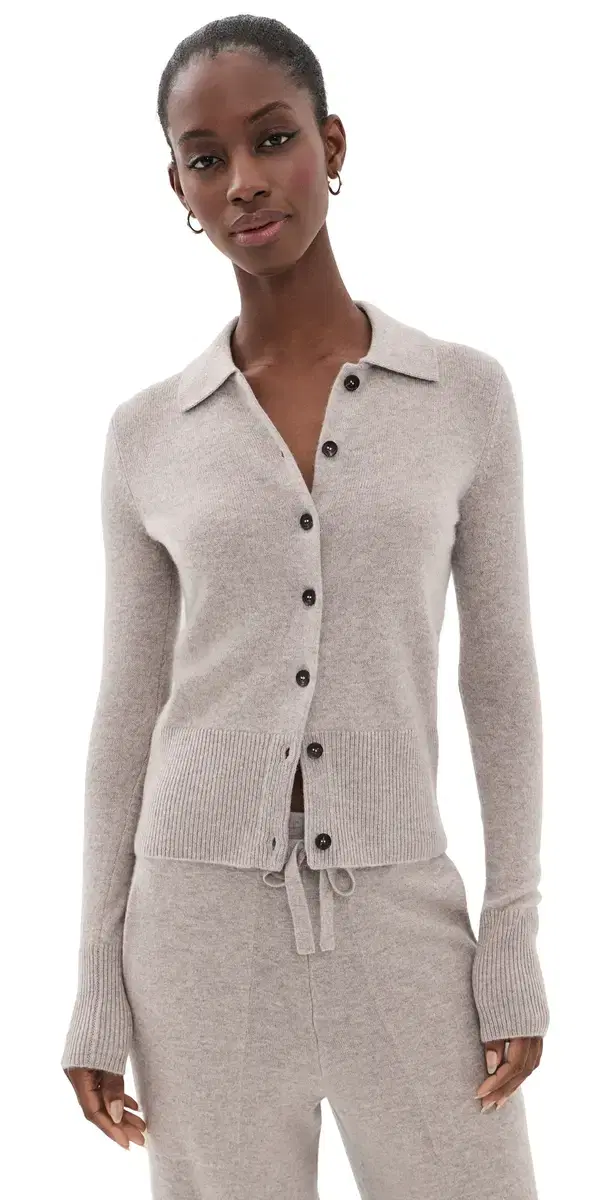 Le Kasha Cashmere Fraga Cardigan ight Brown
