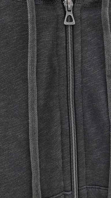 James Perse Vintage French Terry Zip Hoody Blue Noir | Thumbnail 6