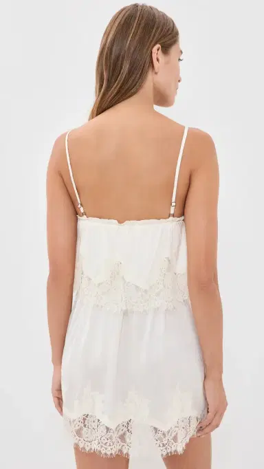 Show Me Your Mumu Emmylou Mini Dress Satin With ace Trim | Thumbnail 3