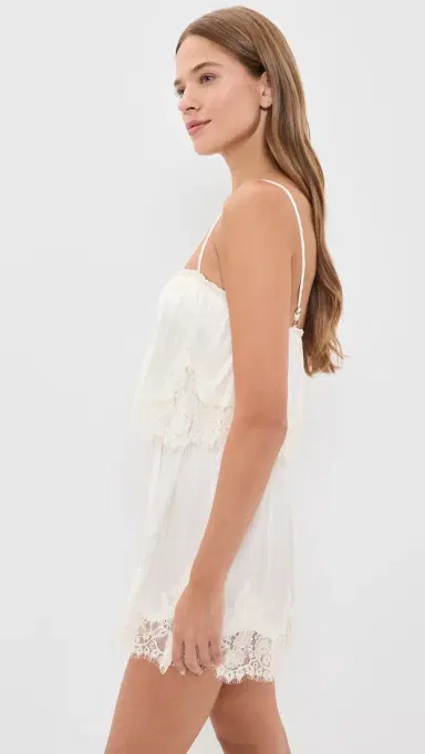 Show Me Your Mumu Emmylou Mini Dress Satin With ace Trim | Thumbnail 4