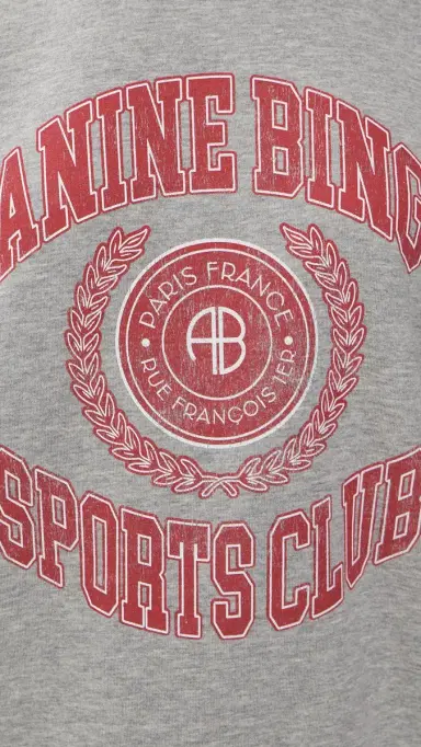 Anine Bing Miles Collegiate Sweatshirt | Thumbnail 6