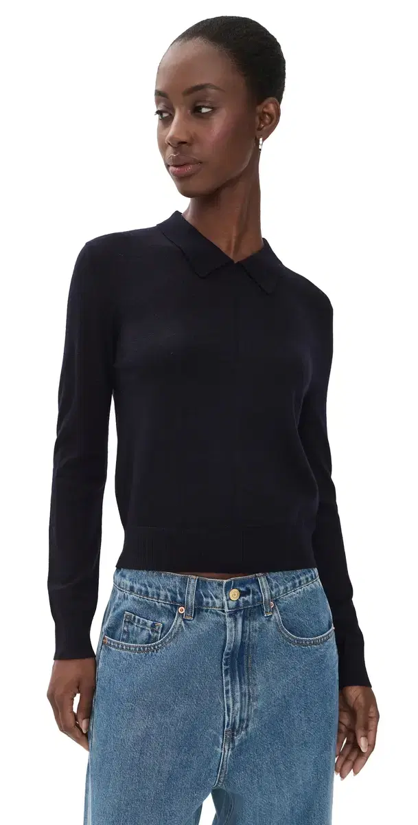 Roucha ala Wool Sweater Navy