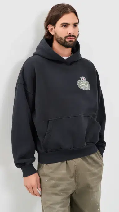 Rhude Desert Crest Hoodie Vtg Black/ilver | Thumbnail 3 Rhude Desert Crest Hoodie Vtg Black/ilver | Thumbnail 3