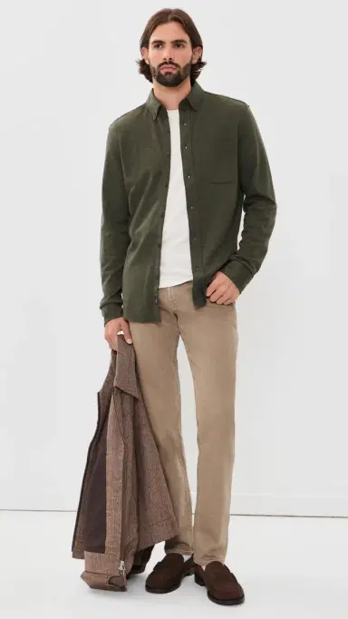 Faherty Stretch Terry Pants Desert Khaki | Thumbnail 5 Faherty Stretch Terry Pants Desert Khaki | Thumbnail 5