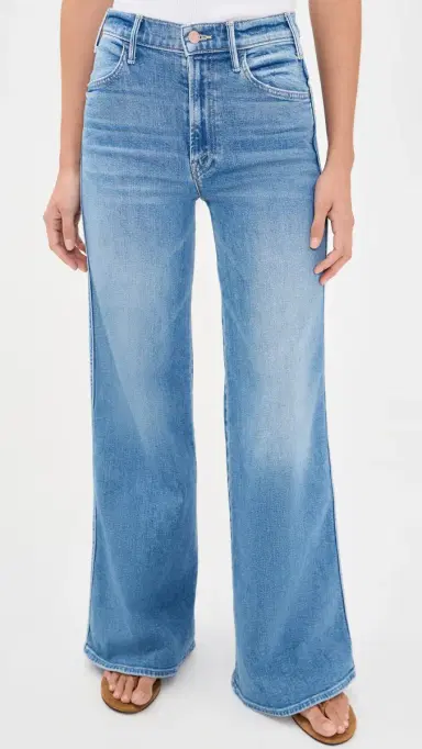 Mother Hustler Roller Double Sneak Jeans | Thumbnail 2