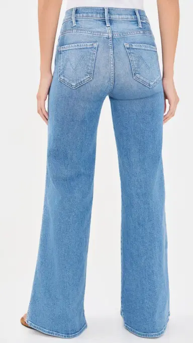 Mother Hustler Roller Double Sneak Jeans | Thumbnail 3