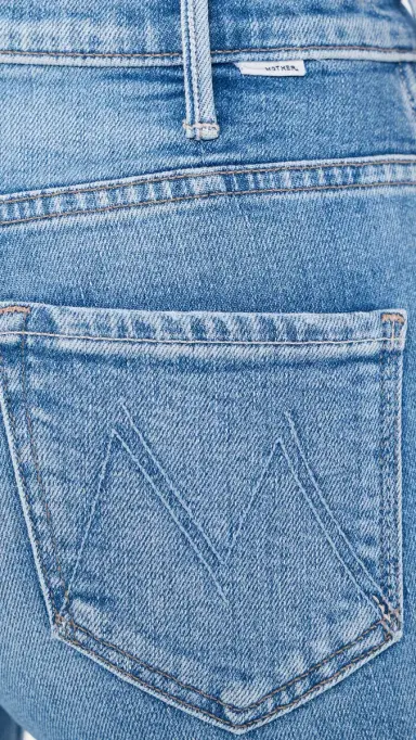 Mother Hustler Roller Double Sneak Jeans | Thumbnail 6