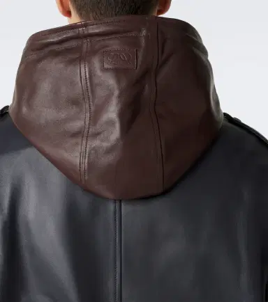 Loewe Hooded leather jacket | Thumbnail 2 Loewe Hooded leather jacket | Thumbnail 2