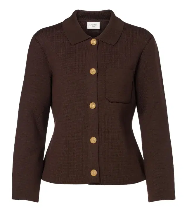 Saint Laurent Knitted wool cardigan