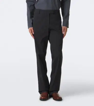 Miu Miu Cotton-blend poplin straight pants | Thumbnail 6
