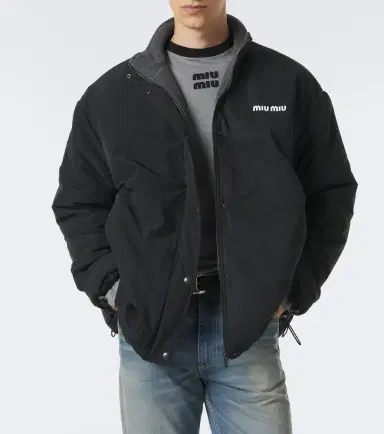 Miu Miu Logo technical jacket | Thumbnail 7