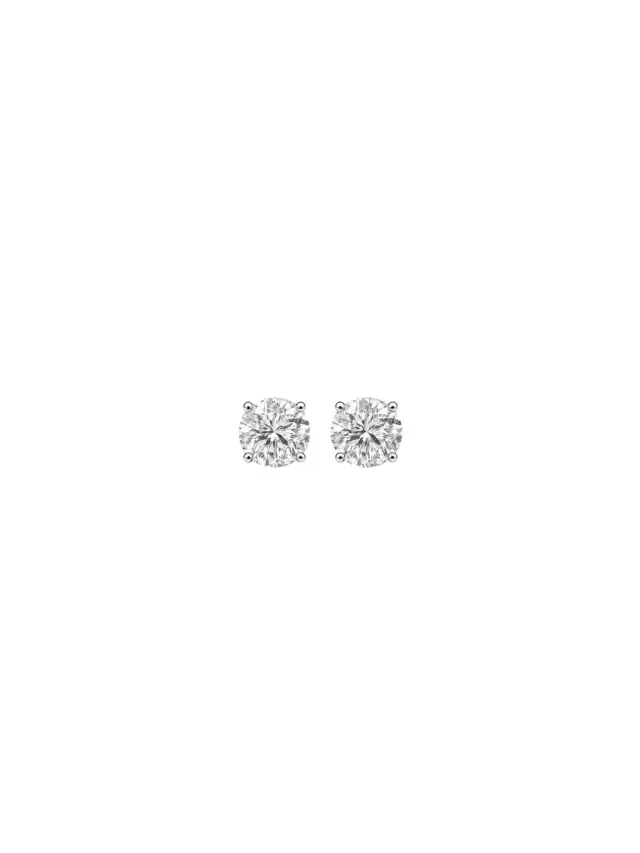 Wish Fine Jewelry 2.00ct Diamond 14K Gold Stud Earrings