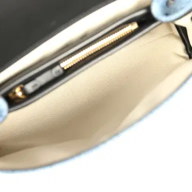 Chanel Chanel "Urban Essential" Flap Bag Blue Denim, Black Calfskin Gold Hardware | Thumbnail 10