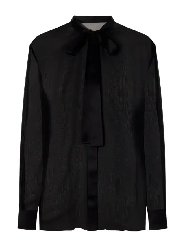 Bow-detailed Silk-chiffon Blouse