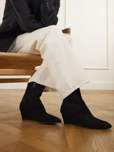 aeyde Mia Cap 55 Suede Ankle Boots | Thumbnail 2