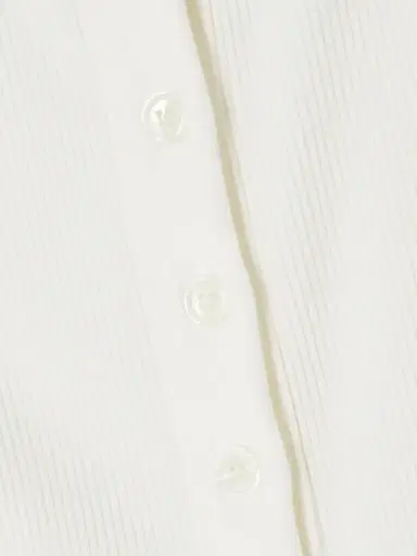 Citizens of Humanity Varra Ribbed Stretch Organic Cotton And Lyocell-blend Henley Top | Thumbnail 4