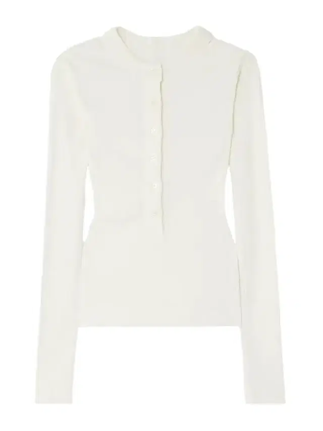 Citizens of Humanity Varra Ribbed Stretch Organic Cotton And Lyocell-blend Henley Top
